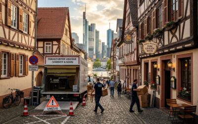 Umzugsunternehmen vergleichen und sparen beim Umzug in Frankfurt