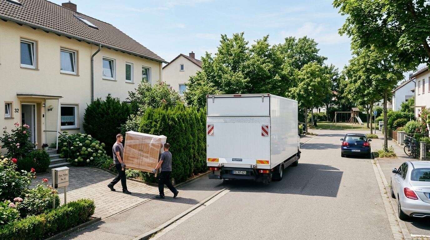 Möbelpacker beim Umzug
