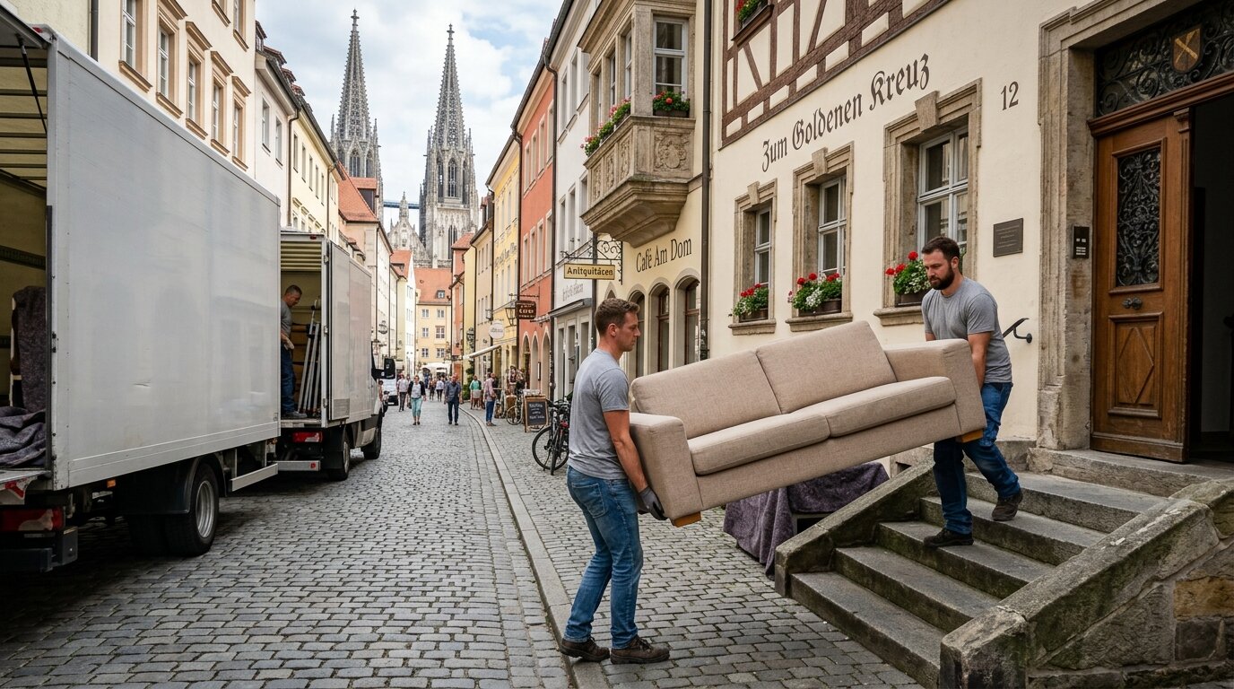 Ausräumen einer Wohnung in Regensburg
