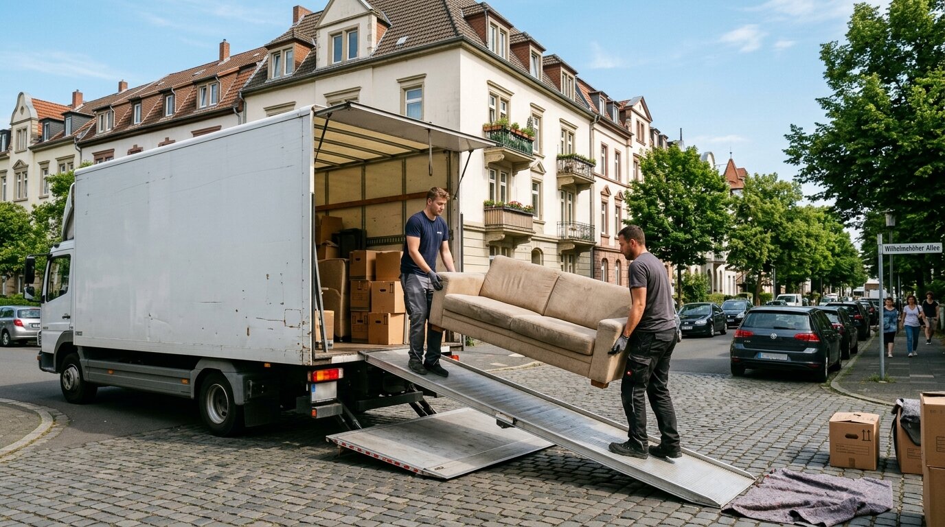 Umzug mit LKW in Kassel