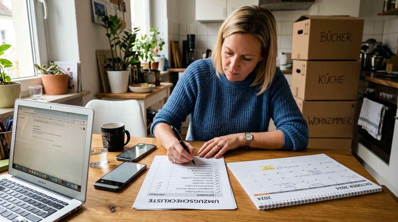 Wichtige Punkte des Umzugs