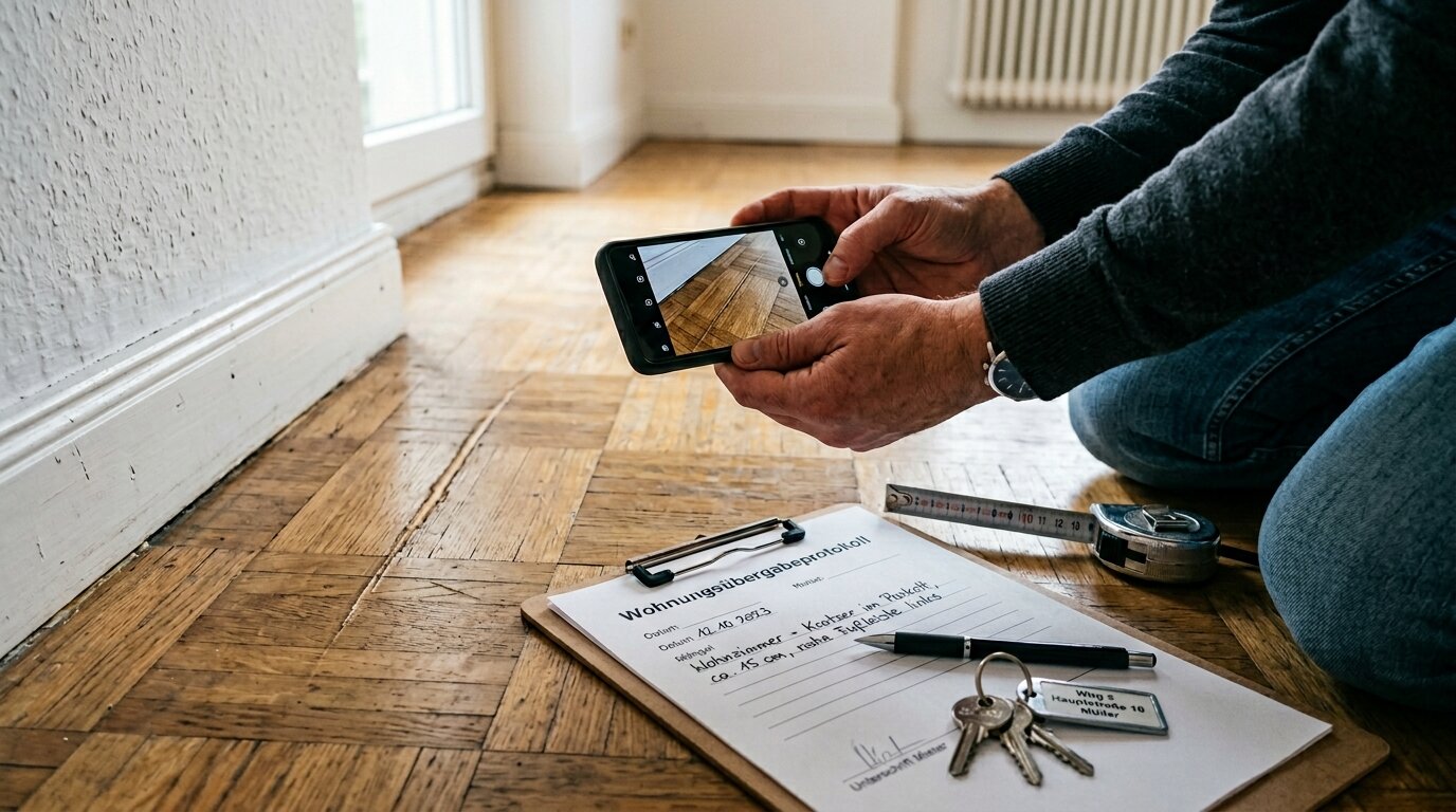 Inspektion der Wohnung
